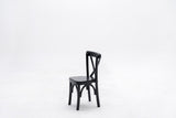 Kids Crossback Chair - Black