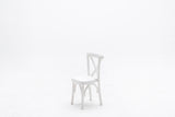 Kids Crossback Chair - White