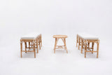 The Rattan Bench Set