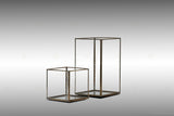 Brass Edged Square Lanterns (L)