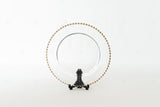 Beaded Charger Plate - Gold