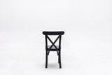 Kids Crossback Chair - Black