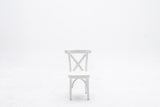 Kids Crossback Chair - White
