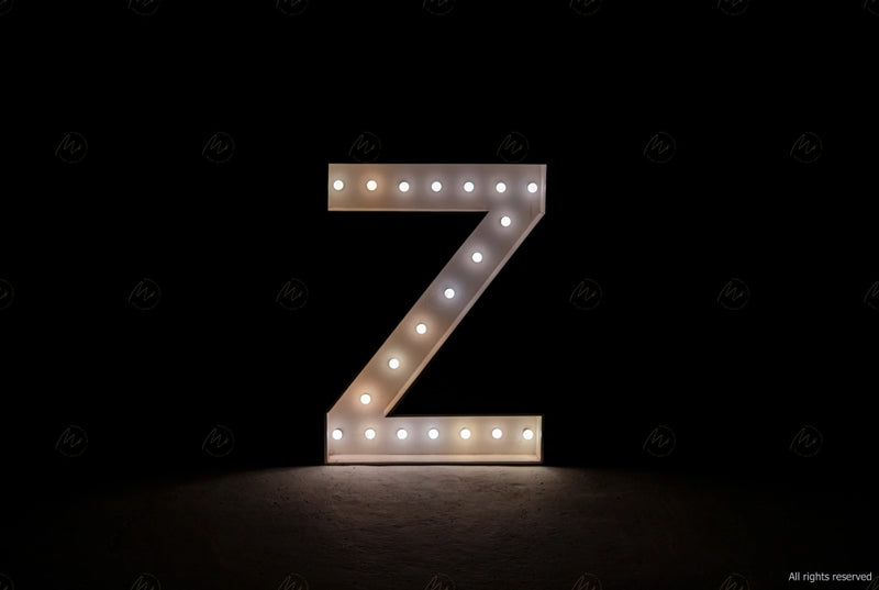 Large Marquee letter Z β Mangalasootra